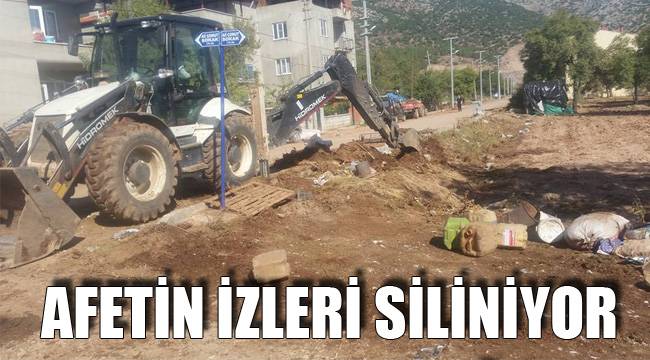 AFETİN İZLERİ SİLİNİYOR