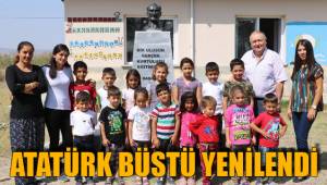 ATATÜRK BÜSTÜ YENİLENDİ