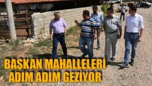 BAŞKAN MAHALLELERİ ADIM ADIM GEZİYOR