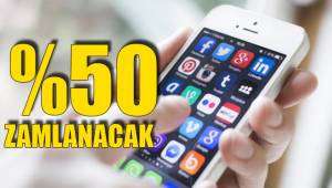 Cepten internete zam geliyor