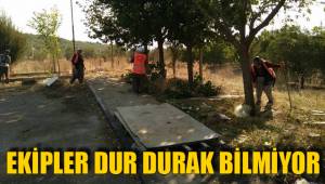 EKİPLER DUR DURAK BİLMİYOR