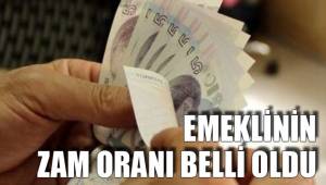 EMEKLİNİN ZAM ORANI BELLİ OLDU