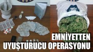 EMNİYETTEN UYUŞTURUCU OPERASYONU