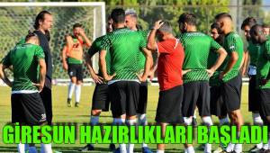 GİRESUN HAZIRLIKLARI BAŞLADI