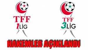 HAKEMLER AÇIKLANDI