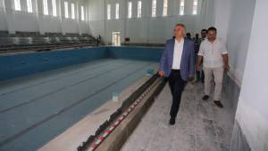 KARAHASANLI KAPALI YÜZME HAVUZUNDA SONA GELİNDİ