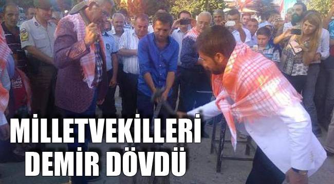 MİLLETVEKİLLERİ DEMİR DÖVDÜ