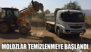 MOLOZLAR TEMİZLENMEYE BAŞLANDI