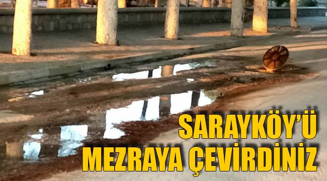 SARAYKÖY'Ü MEZRAYA ÇEVİRDİNİZ