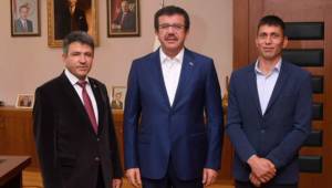 ŞEHİT HALİSDEMİR’İN KARDEŞİ ZEYBEKCİ’Yİ ZİYARET ETTİ
