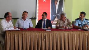 SERİNHİSAR’DA GÜVENLİK TOPLANTISI YAPILDI