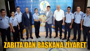 ZABITA’DAN BAŞKANA ZİYARET