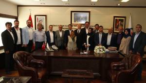 AK Parti Tavas İlçe Teşkilatından Başkan Zolan’a ziyaret