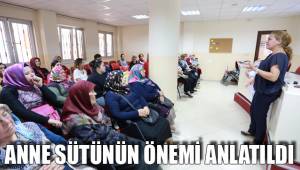 ANNE SÜTÜNÜN ÖNEMİ ANLATILDI