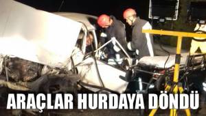 ARAÇLAR HURDAYA DÖNDÜ