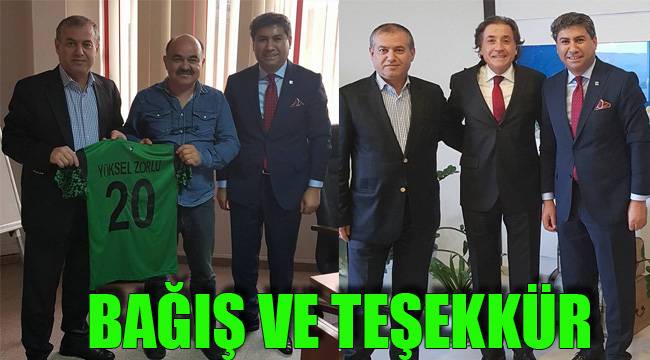 BAĞIŞ VE TEŞEKKÜR
