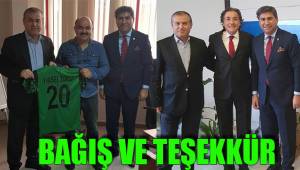 BAĞIŞ VE TEŞEKKÜR