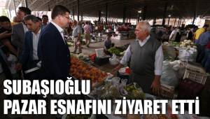 BAŞKAN SUBAŞIOĞLU KARAMAN PAZARYERİNİ ZİYARET ETTİ
