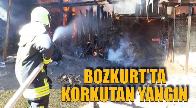 BOZKURT’TA KORKUTAN YANGIN