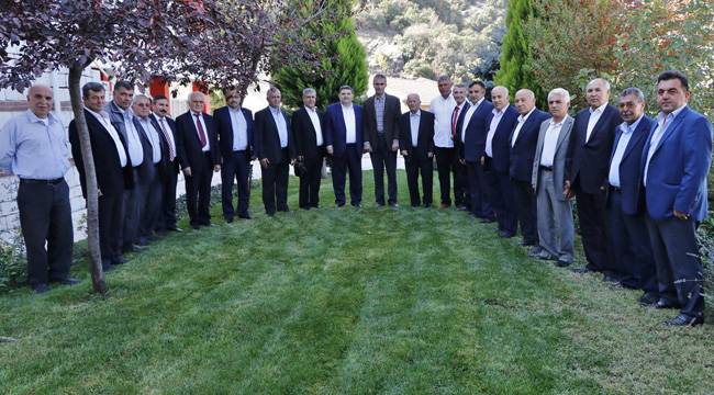 DEVECİOĞLU MUHTARLARLA BULUŞTU