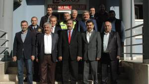 Emniyet müdürü hal esnafıyla buluştu