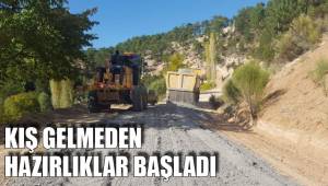 KIŞ GELMEDEN HAZIRLIKLAR BAŞLADI