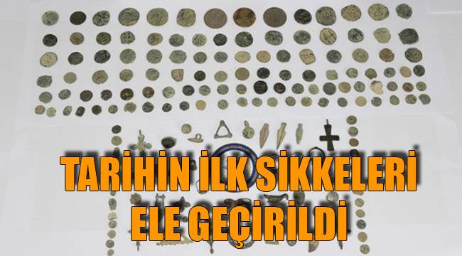 MİLATTAN ÖNCEYE AİT ESERLER ELE GEÇİRİLDİ