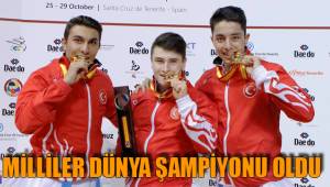 MİLLİLER DÜNYA ŞAMPİYONU OLDU
