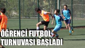 ÖĞRENCİ FUTBOL TURNUVASI BAŞLADI