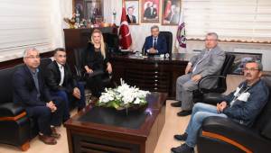 OKUL AİLE BİRLİĞİ ÜYELERİNDEN BAŞKANA ZİYARET