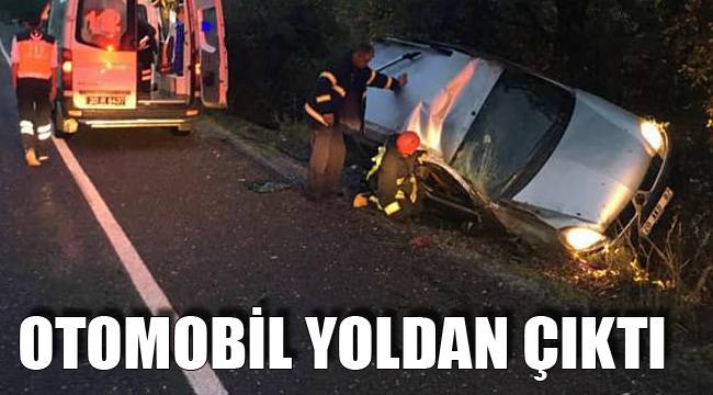 OTOMOBİL YOLDAN ÇIKTI