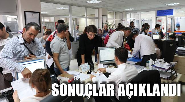 SONUÇLAR AÇIKLANDI