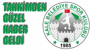 TAHKİMDEN GÜZEL HABER GELDİ