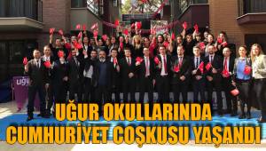 UĞUR OKULLARINDA CUMHURİYET COŞKUSU YAŞANDI