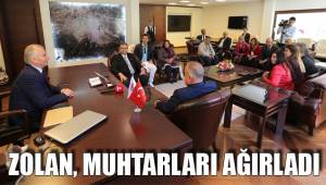 ZOLAN, MUHTARLARI AĞIRLADI