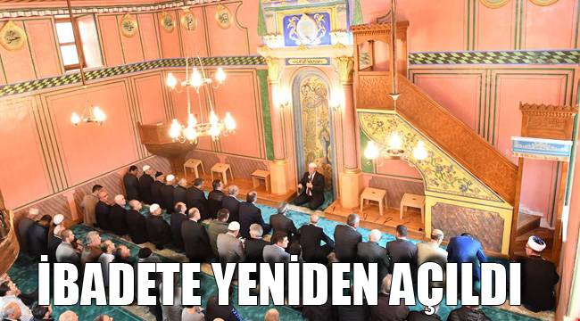 108 YILLIK CAMİ İBADETE AÇILDI