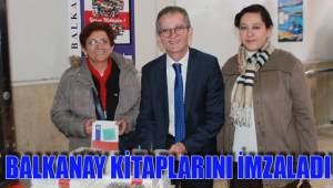 BALKANAY KİTAPLARINI İMZALADI