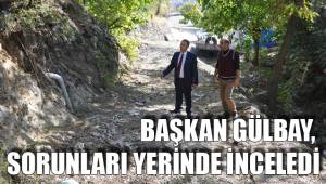 BAŞKAN SORUNLARI YERİNDE İNCELEDİ