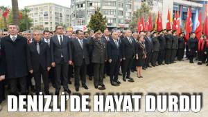 DENİZLİ’DE HAYAT DURDU