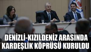 DENİZLİ-KIZILDENİZ ARASINDA KARDEŞLİK KÖPRÜSÜ KURULDU
