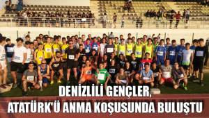 DENİZLİLİ GENÇLER, ATATÜRK'Ü ANMA KOŞUSUNDA BULUŞTU