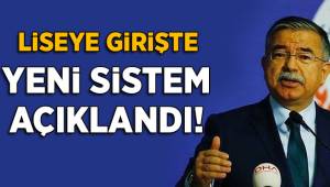 Liseye girişte yeni sistem açıklandı