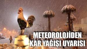 METEOROLOJİDEN KAR YAĞIŞI UYARISI