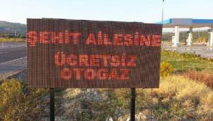 ŞEHİT AİLELERİNE ÜCRETSİZ OTOGAZ