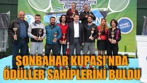 SONBAHAR KUPASI’NDA ÖDÜLLER SAHİPLERİNİ BULDU