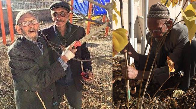 SÜLEYMAN DEDE GENÇLERE TAŞ ÇIKARTIYOR