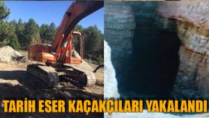 TARİH ESER KAÇAKÇILARI YAKALANDI