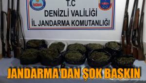 UYUŞTURUCU TACİRİNE JANDARMA’DAN ŞOK BASKIN