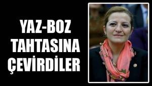 YAZ-BOZ TAHTASINA ÇEVİRDİLER