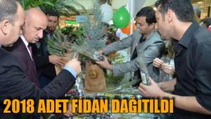 2018 ADET FİDAN DAĞITILDI